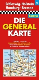 Generalkarte Deutschland Extra. 1:200000 / Schleswig-Holstein /Hamburg /Bremen