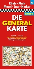 Generalkarte Deutschland Extra. 1:200000 / Rhein /Main /Mosel /Saar /Neckar