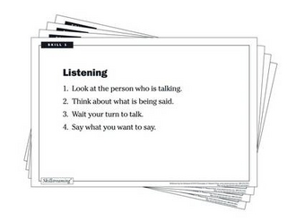 Skillstreaming the Adolescent, Skill Posters