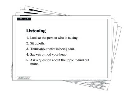 Skillstreaming the Elementary School Child, Skill Posters - Arnold P. Goldstein