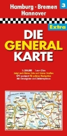Generalkarte Deutschland Extra. 1:200000 / Hamburg /Bremen /Hannover