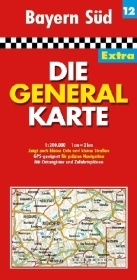 Generalkarte Deutschland Extra. 1:200000 / Bayern Süd