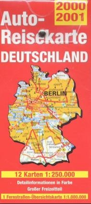 Auto-Reisekarten-Set Deutschland, 13 Bl.
