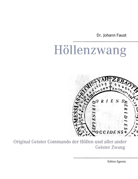 H&ouml;llenzwang - Johann Faust