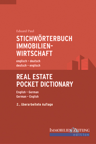 Stichwörterbuch Immobilienwirtschaft
