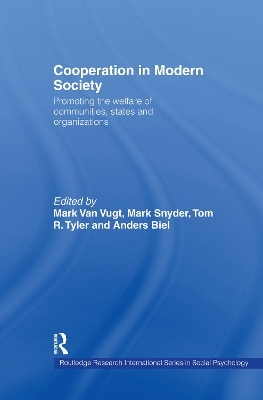 Cooperation in Modern Society - 