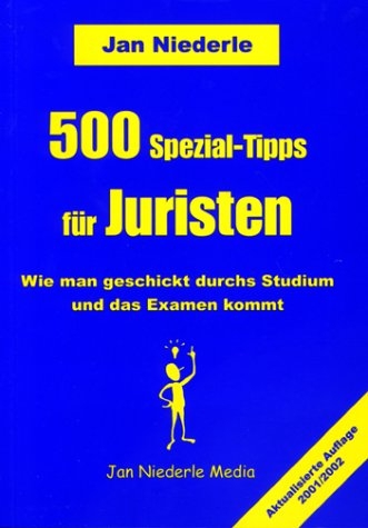 500 Spezial-Tips f&uuml;r Juristen - Jan Niederle