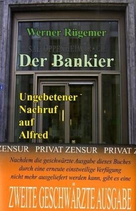 Der Bankier (Geschw&auml;rzte &Uuml;bergangs-Auflage) - Werner R&uuml;gemer