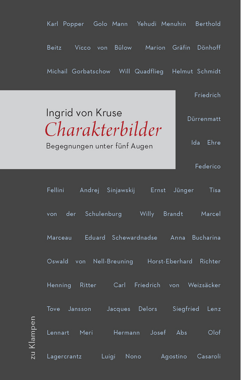 Charakterbilder - Ingrid von Kruse