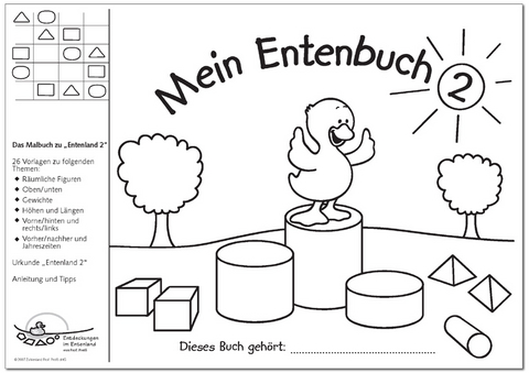Mein Entenbuch 2, Das Malbuch zu "Entenland 2" - 