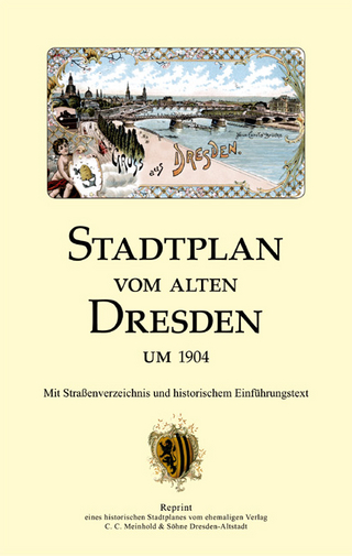 Stadtplan vom alten Dresden um 1904