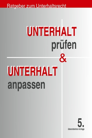 Unterhalt prüfen & Unterhalt anpassen