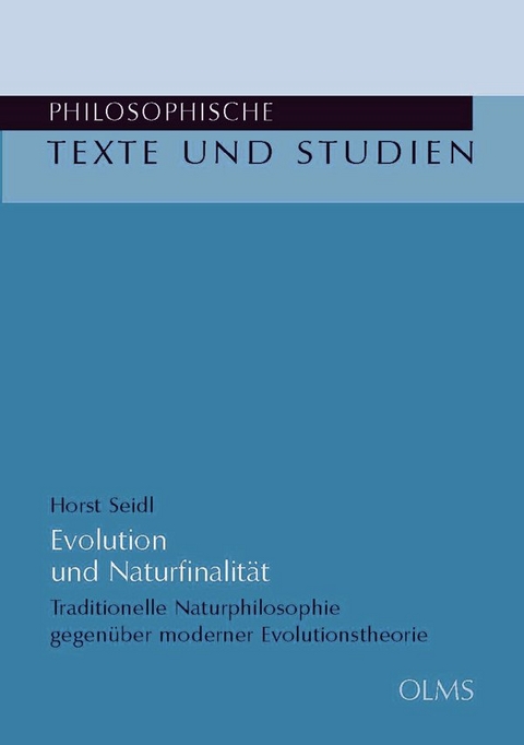 Evolution und Naturfinalit&auml;t - Horst Seidl