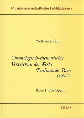Chronologisch-thematisches Verzeichnis der Werke Fernando Paërs