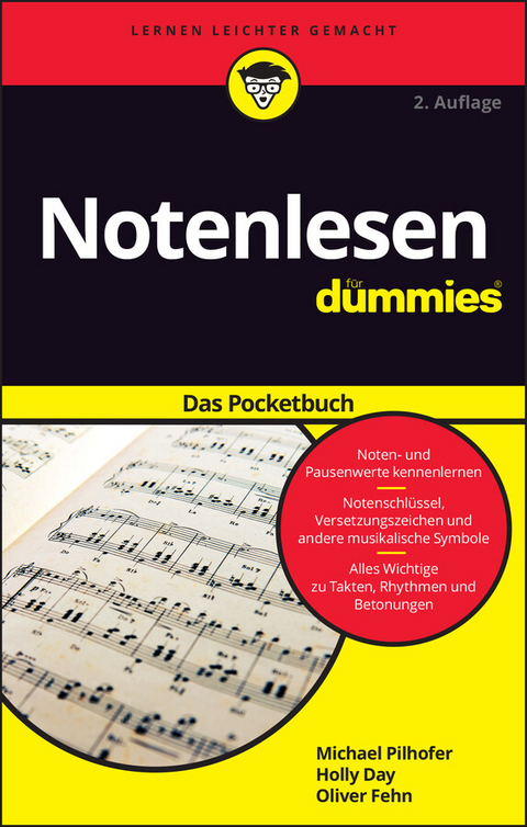 Notenlesen f&uuml;r Dummies Das Pocketbuch - Michael Pilhofer, Holly Day, Oliver Fehn