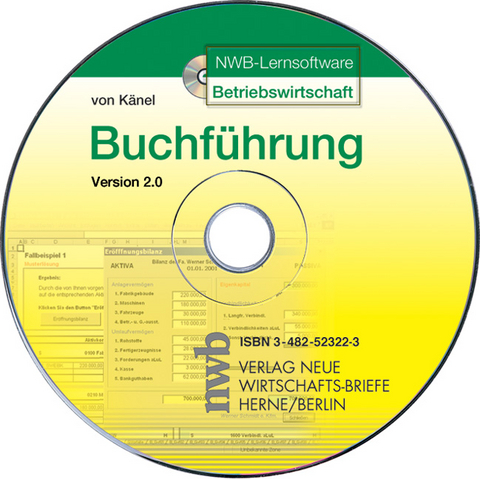 NWB-Lernsoftware Buchf&uuml;hrung - Siegfried von K&auml;nel