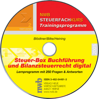 Steuer-Box Buchführung und Bilanzsteuerrecht digital 2007/8