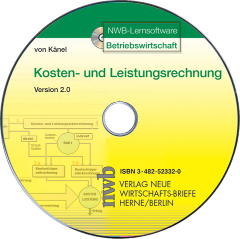 NWB-Lernsoftware Kosten- und Leistungsrechnung - Siegfried von K&auml;nel
