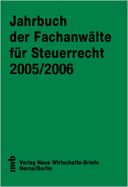 Jahrbuch der Fachanw&auml;lte f&uuml;r Steuerrecht