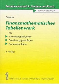 Finanzmathematisches Tabellenwerk - Klaus D D&auml;umler