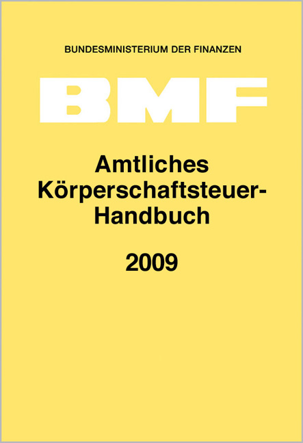 Amtliches K&ouml;rperschaftsteuer-Handbuch 2008 - 