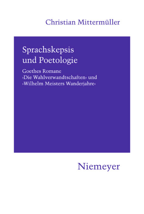 Sprachskepsis und Poetologie - Christian Mitterm&uuml;ller