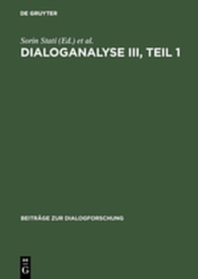 Dialoganalyse III, Teil 1 - 