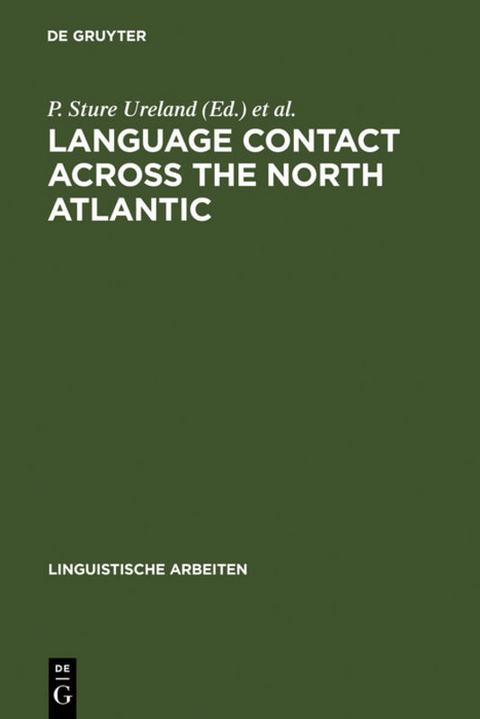 Language Contact across the North Atlantic - 