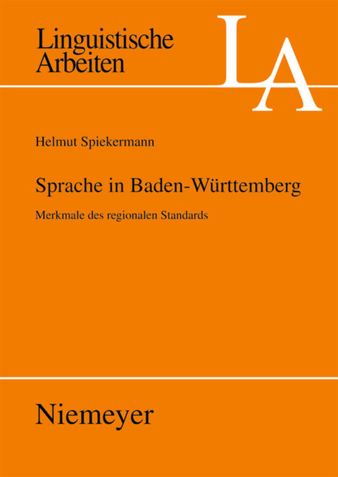 Sprache in Baden-W&uuml;rttemberg - Helmut Spiekermann
