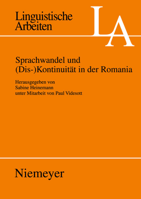 Sprachwandel und (Dis-)Kontinuit&auml;t in der Romania - 