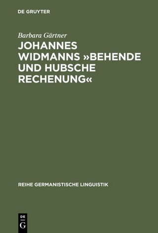 Johannes Widmanns »Behende und hubsche Rechenung«