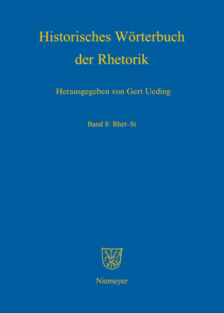 Historisches Wörterbuch der Rhetorik / Rhet - St