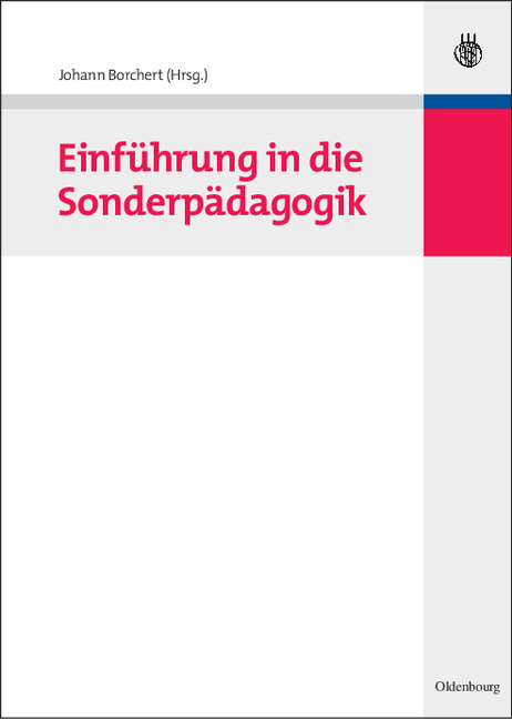 Einf&uuml;hrung in die Sonderp&auml;dagogik - Johann Borchert