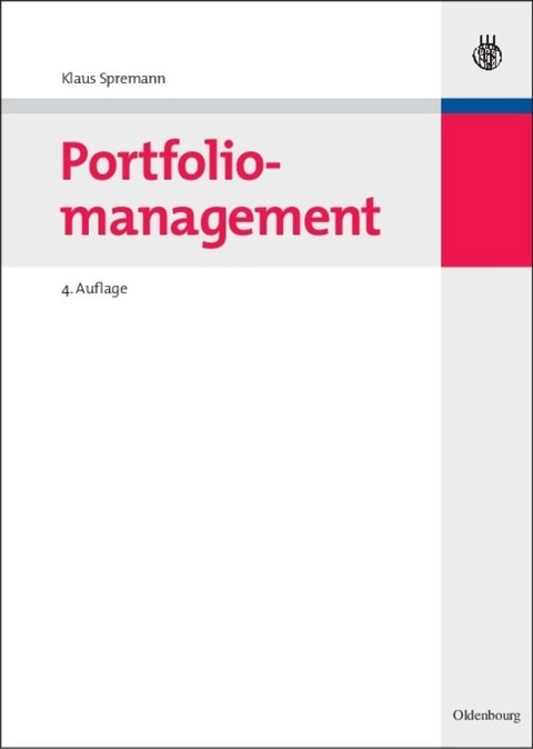 Portfoliomanagement - Klaus Spremann