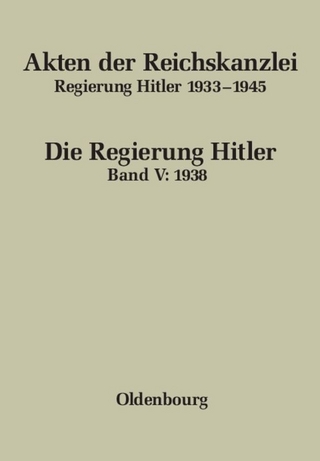 Akten der Reichskanzlei, Regierung Hitler 1933-1945 / 1938