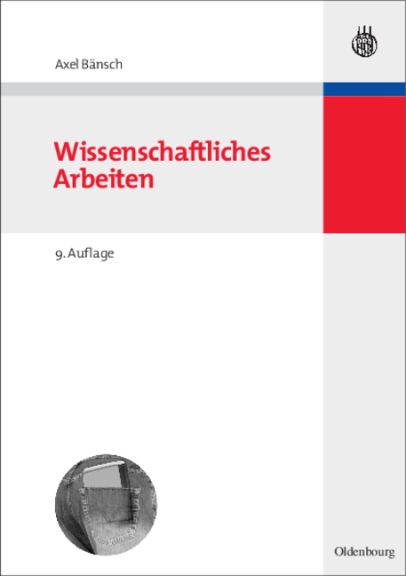 Wissenschaftliches Arbeiten - Axel B&auml;nsch