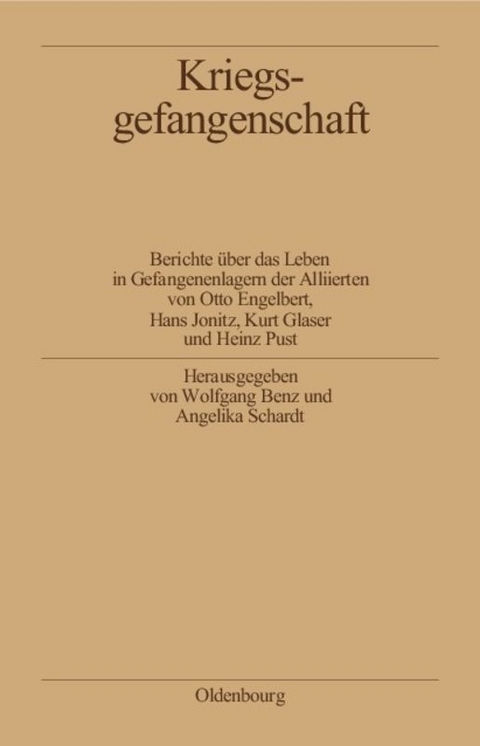 Kriegsgefangenschaft - Otto Engelbert