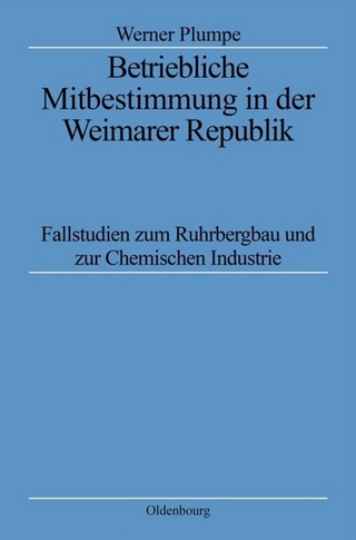 Betriebliche Mitbestimmung in der Weimarer Republik