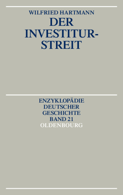 Der Investiturstreit - Wilfried Hartmann