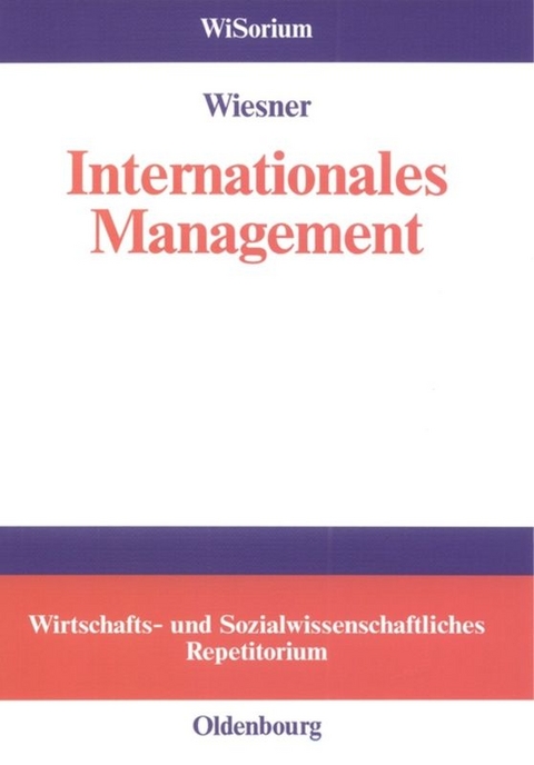 Internationales Management - Knut Wiesner