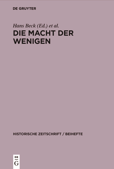 Die Macht der Wenigen - 