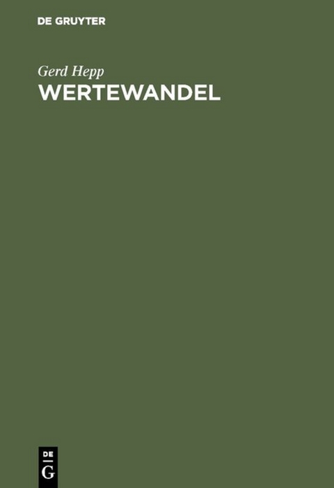Wertewandel - Gerd Hepp