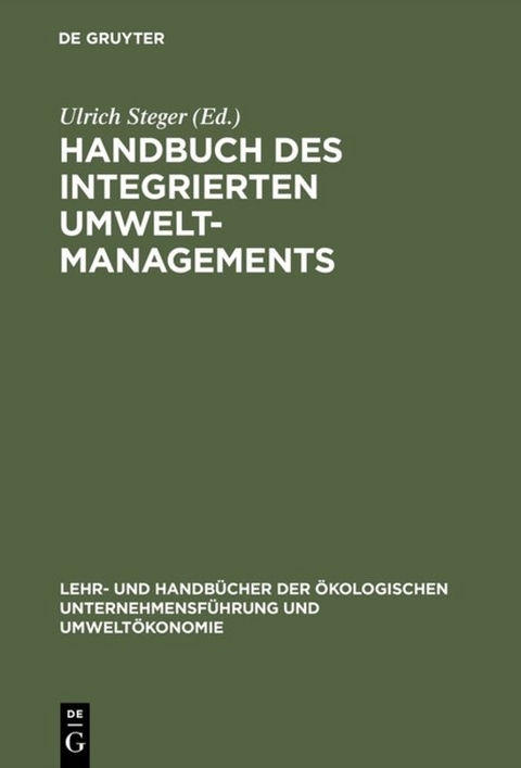 Handbuch des integrierten Umweltmanagements - 