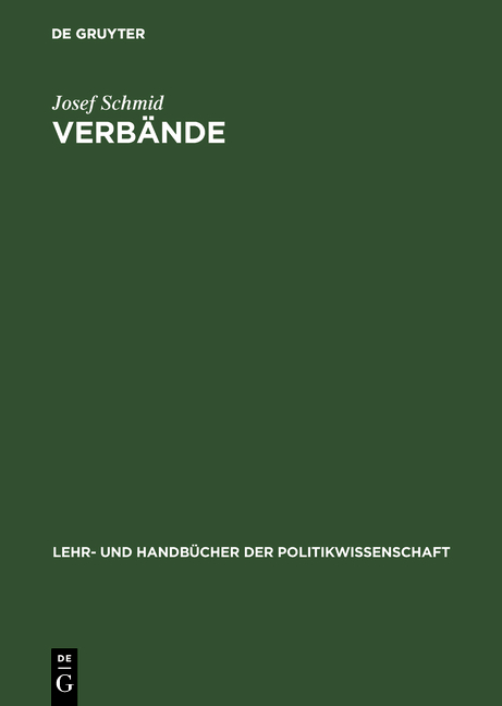 Verb&auml;nde - Josef Schmid