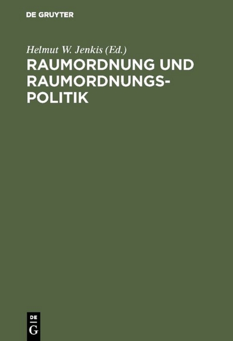 Raumordnung und Raumordnungspolitik - 