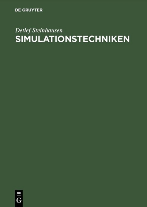 Simulationstechniken - Detlef Steinhausen