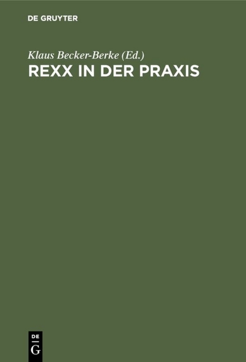 REXX in der Praxis - 