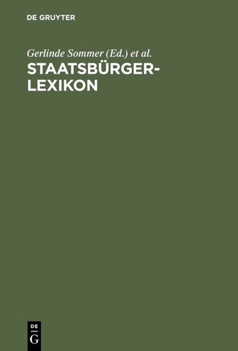 Staatsb&uuml;rgerlexikon - 