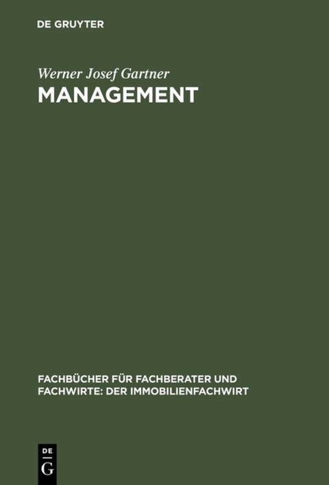 Management - Werner Josef Gartner