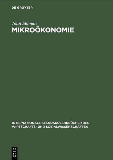 Mikro&ouml;konomie - John Sloman
